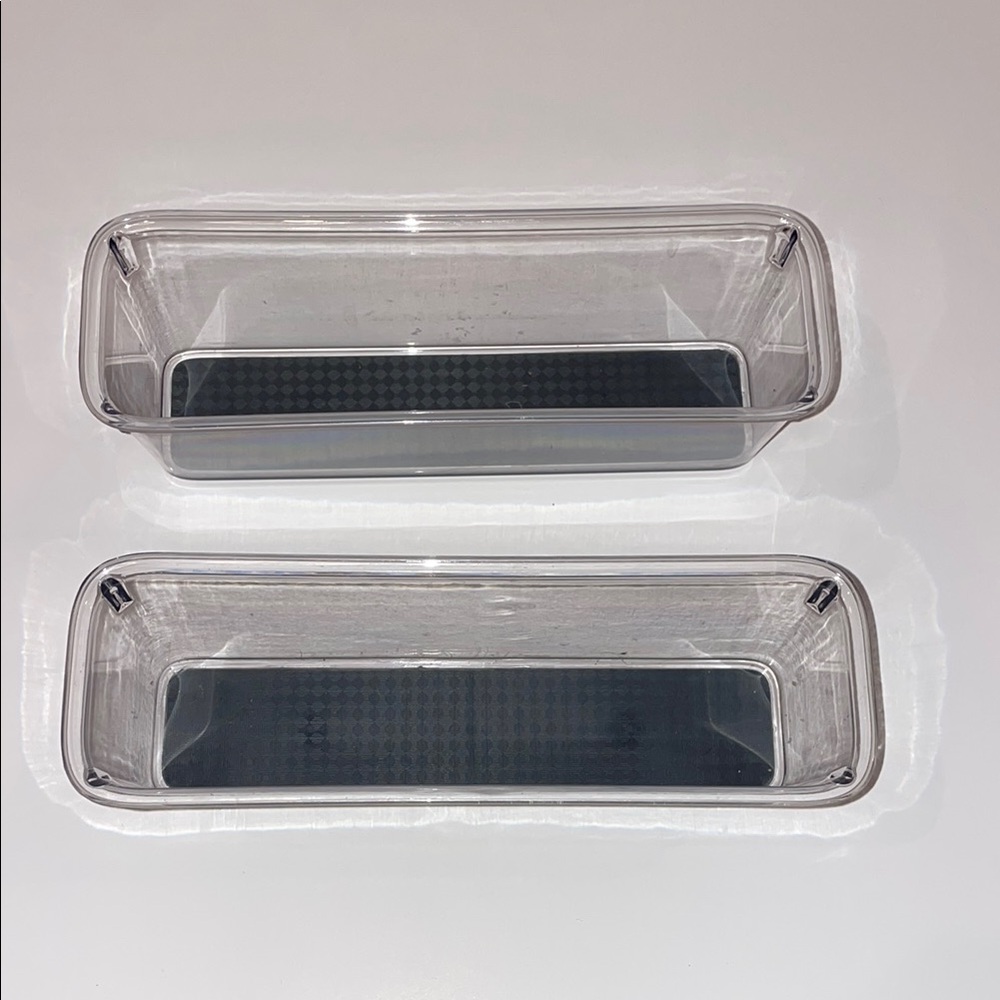 Clear Rectangular Storage Container (2) - Picture 2 of 5